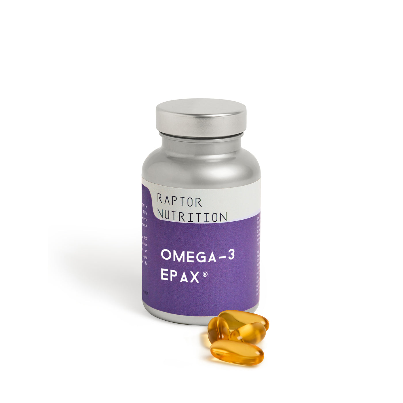 Omega Raptor Oméga 3 Epax® – Qualité premium, 800 mg EPA + 600 mg DHA – Raptor Nutrition