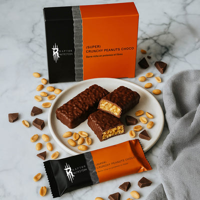 (Super) Crunchy Peanuts Choco - 12 Barres Protéinées