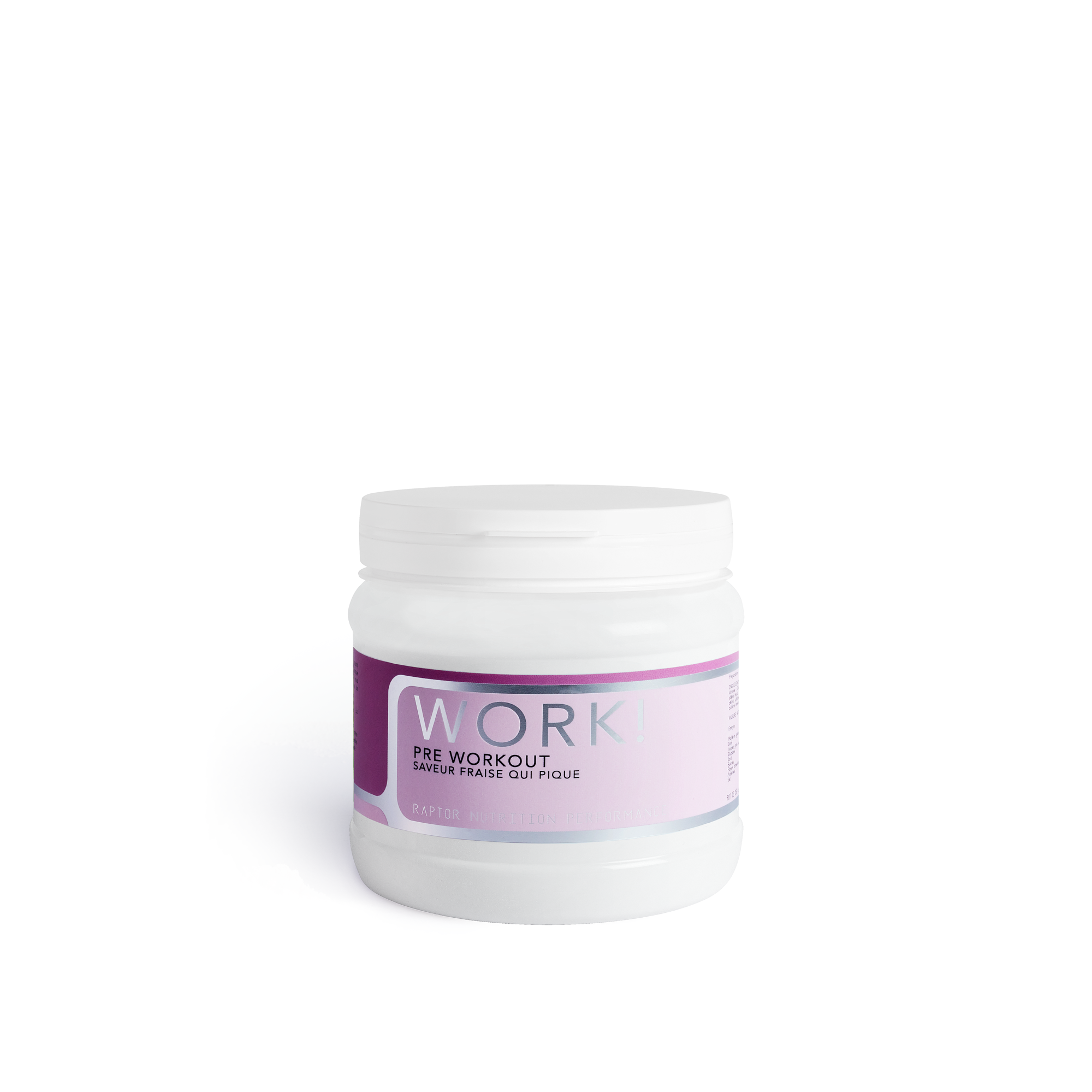 WORK ! - PreWorkout Énergie, Pump et Concentration